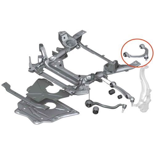 Bandeja Dianteira Superior APlus BMW X6 2007-2017 (Lado esquerdo) Série E71, E72, F16