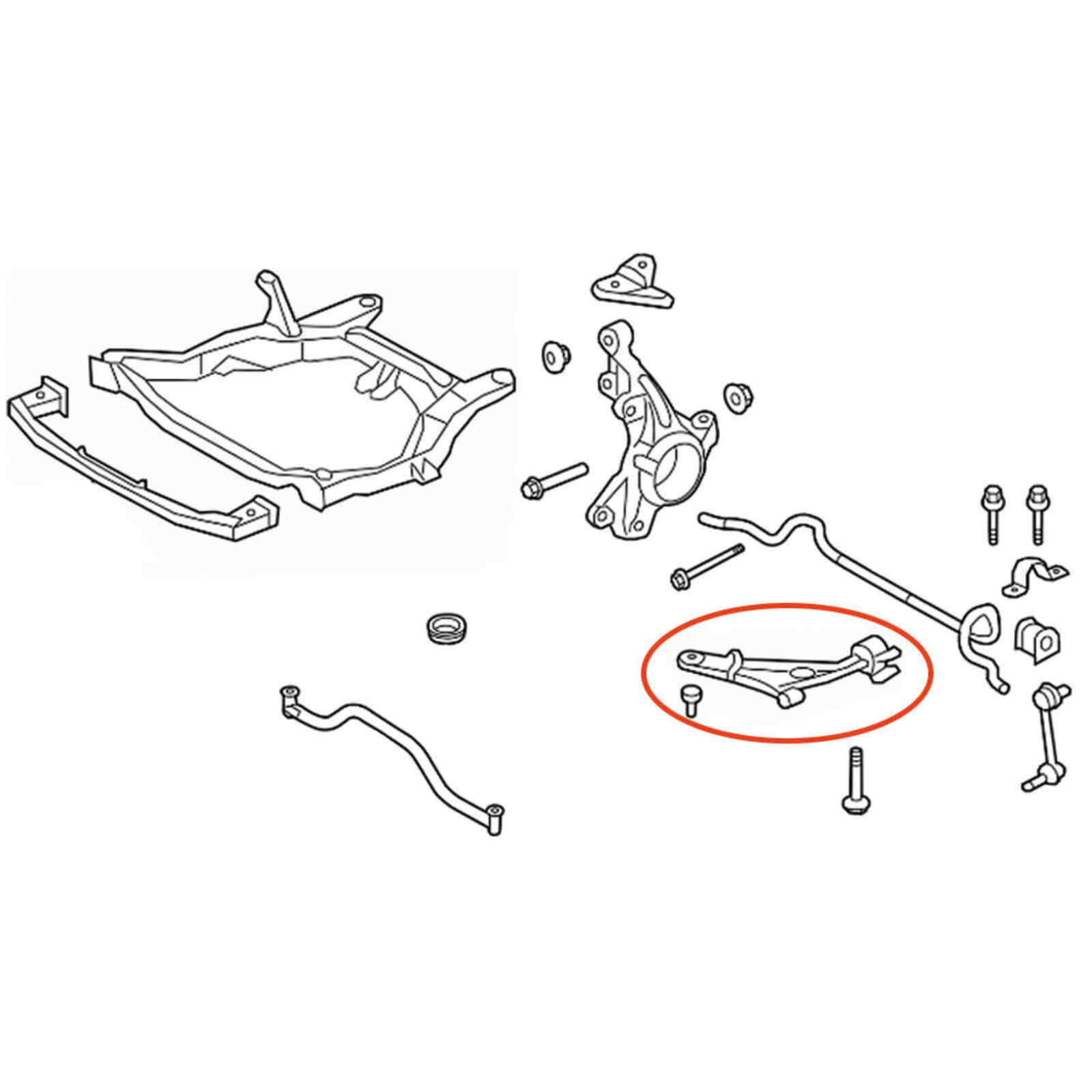 Bandeja Dianteira Ford Edge 3.5 2008-2014 (LE) APlus