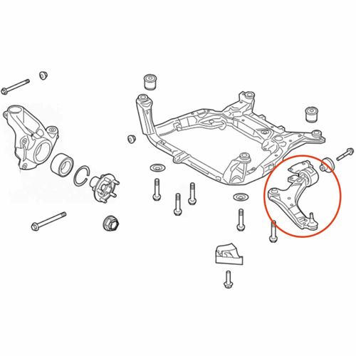 Bandeja Dianteira APlus Land Rover Range Rover Evoque 2011-2018 (Lado direito)