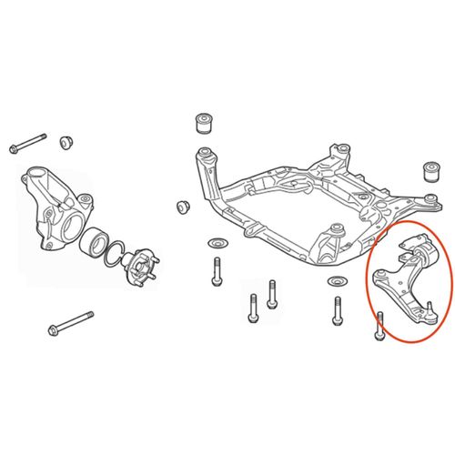Bandeja Dianteira APlus Land Rover Discovery Sport 2015-2019 (Lado Direito)