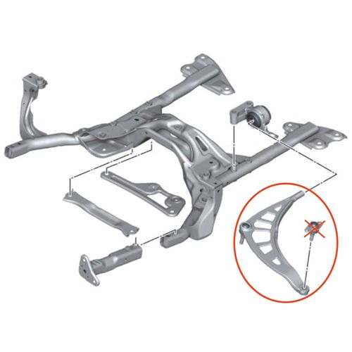 Bandeja Dianteira APlus Mini Countryman 2010-2016 (LE) Série R60