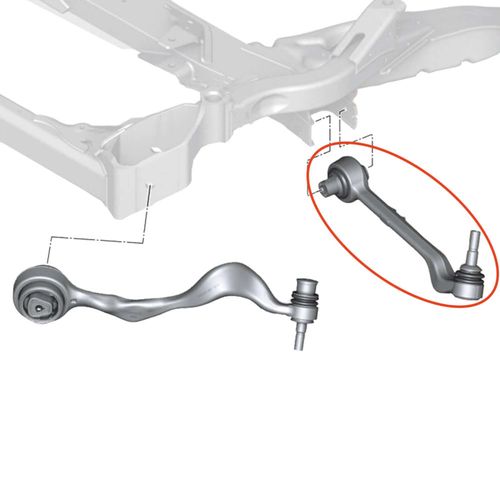 Braço Dianteiro Reto APlus BMW 130 2006-2012 (Lado direito) Série E87