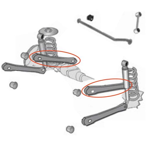 Braço Traseiro Superior APlus Jeep Grand Cherokee 1993-1998