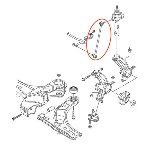 Bieleta Dianteira APlus Volkswagen Polo 2018-2023