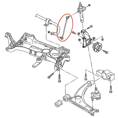 Bieleta Dianteira APlus Audi S3 2007-2009