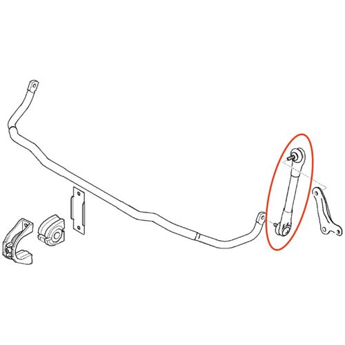 Bieleta Dianteira APlus BMW 525 2004-2009 (Lado esquerdo) Série E60, E61