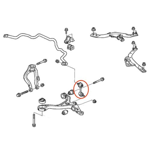 Bieleta Dianteira APlus Honda Accord 2003-2012 (Lado direito)