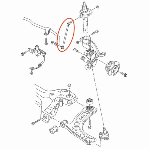 Bieleta Dianteira APlus Volkswagen Passat CC 2011-2016