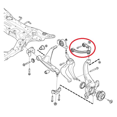 Bandeja Dianteira Superior APlus Volvo XC90 2014-2023 (LE)
