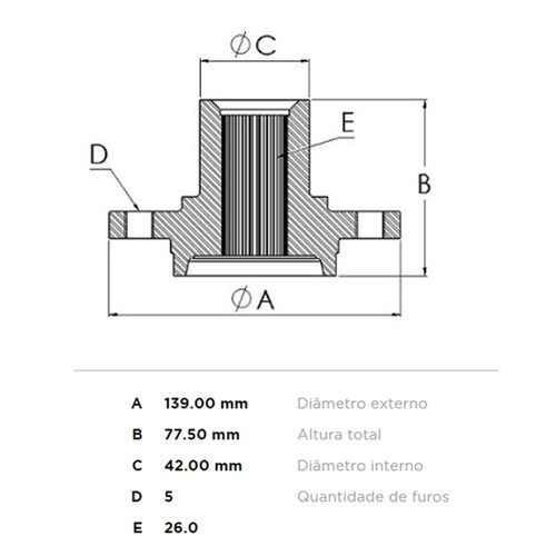 Cubo Roda Dianteiro FREMAX Chery Tiggo 2.0 2006-2015