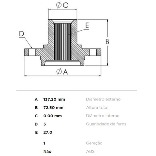 Cubo Roda Dianteira FREMAX Hyundai Sonata 2009-2012