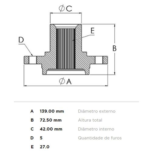 Cubo Roda Dianteiro FREMAX Hyundai Veloster 1.6 2011-2015