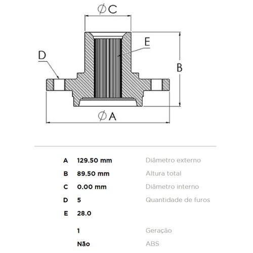Cubo Roda Dianteira FREMAX Peugeot 3008 1.6 2017-2022