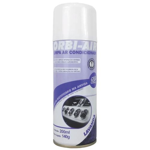 Limpa Ar Condicionado Orbi-Air Lavanda 200ml Importado - - - -