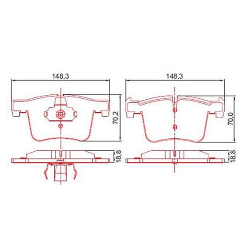Pastilha Dianteira Cerâmica Ferodo BMW 125 2010-2019 Série F20
