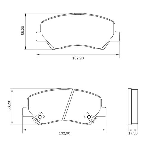 Pastilha Dianteira Bosch Hyundai Veloster 1.6 16v 2012-2013