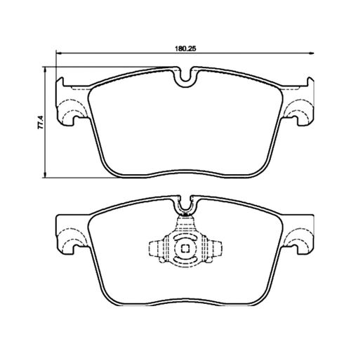 Pastilha Dianteira Cerâmica Ferodo Land Rover Range Rover Velar 2017-2021