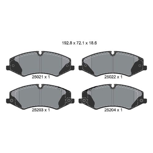 Pastilha Dianteira Textar Land Rover Range Rover Sport 3.0 2014-2022