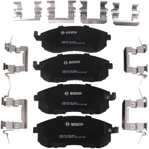 Pastilha Dianteira QuietCast Cerâmica Bosch Nissan Sentra 2014-2019