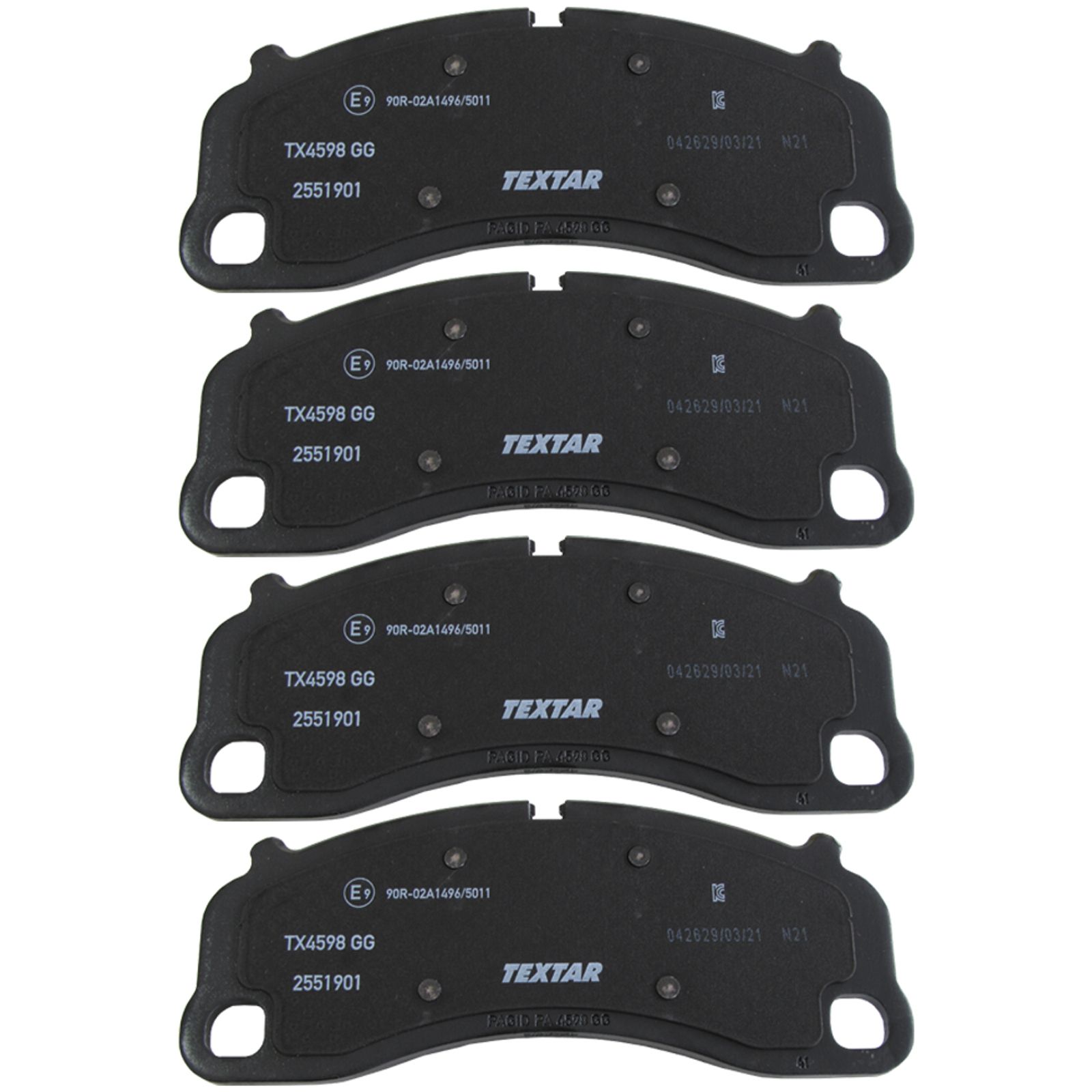 Pastilha Dianteira Porsche 911 3.8 2020-2022 (Turbo) Série 992