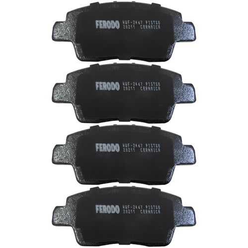 Pastilha Dianteira Cerâmica Ferodo Renault Kwid 1.0 12v 2019-2022 (disco ventilado)