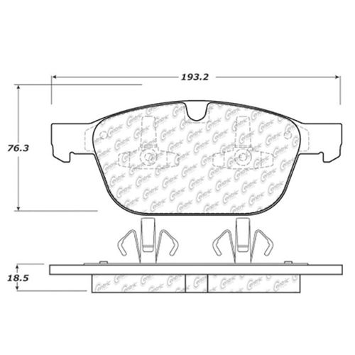 Pastilha Dianteira Centric Volvo XC60 3.2 2010-2015