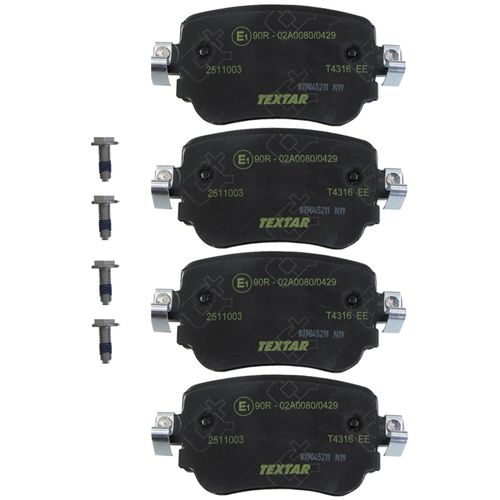 Pastilha Traseira Textar Audi A1 2010-2019