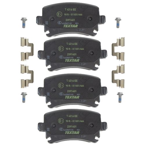 Pastilha Traseira Textar Audi A4 2.0 TFSI 2005-2008 Chassi B7