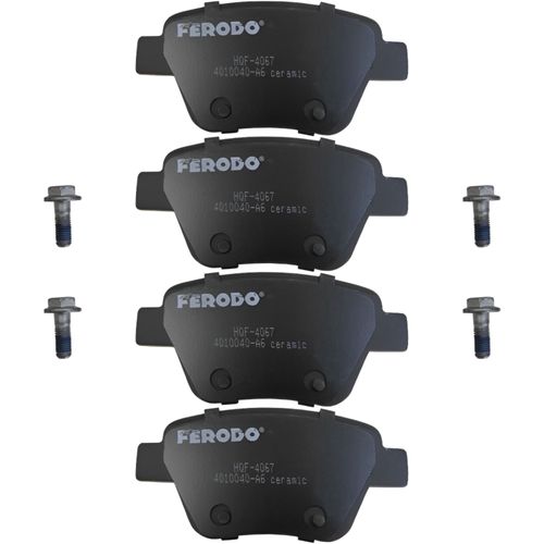 Pastilha Traseira Cerâmica Ferodo Volkswagen Fusca 2.0 TSI 2011-2016 (109mm)
