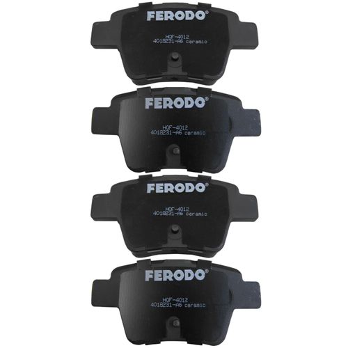 Pastilha Traseira Cerâmica Ferodo Peugeot 307 2.0 2004-2012