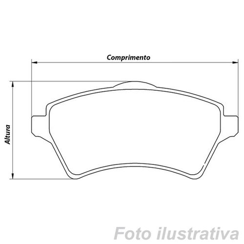 Pastilha Traseira Centric Ford Mustang 4.6 24v V8 2005-2009