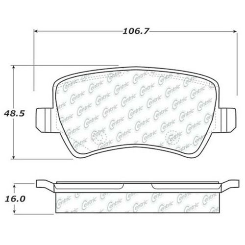 Pastilha Traseira Centric Land Rover Freelander 2 2008-2014