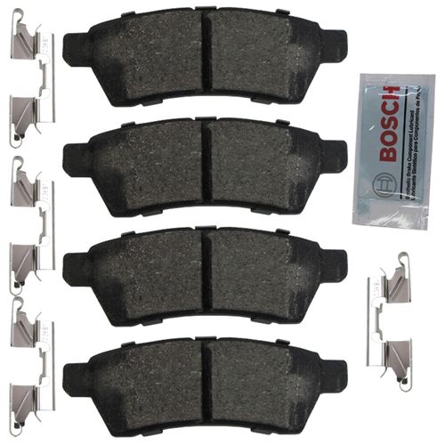 Pastilha Traseira QuietCast Cerâmica Bosch Nissan Frontier 2000-2016 (2.5/2.8)