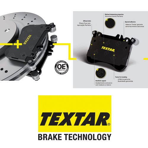 Par Sensor Pastilha Traseira Textar Porsche Cayenne 2003-2010 Modelo 9PA