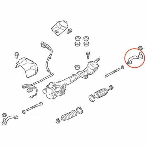 Terminal Direção APlus Land Rover Range Rover Velar 2017-2022