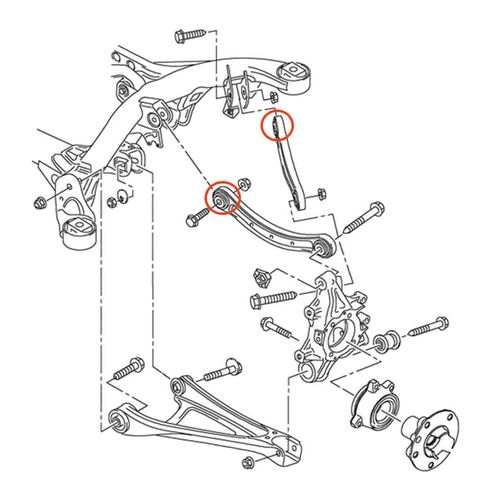 Bucha Braço Traseiro Superior APlus Volkswagen Touareg 2011-2018 (Interna)