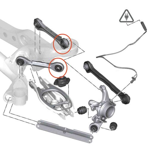 Bucha Braço Traseiro APlus BMW X1 2009-2015 (X-Drive)