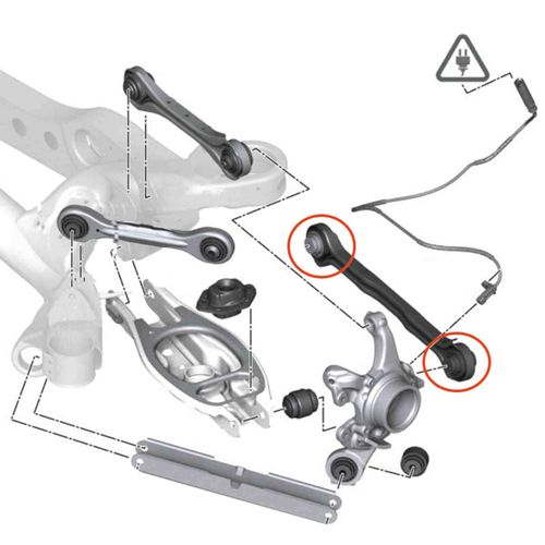 Bucha Braço Traseiro Posterior APlus BMW 325 2005-2012 Série E90