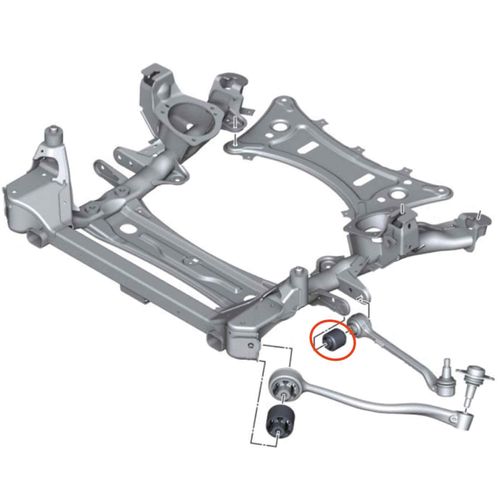 Bucha Braço Dianteiro Reto APlus BMW 120 2012-2018 Série F20