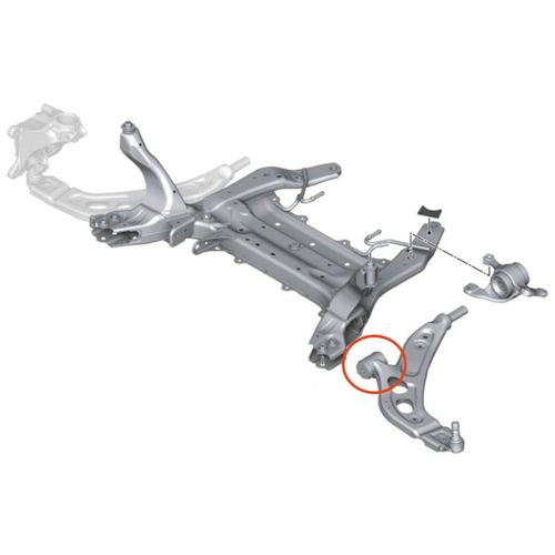 Bucha Bandeja Dianteira APlus BMW 220 2014-2019 (pequena) Série F45
