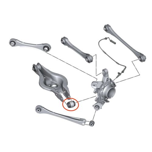 Bucha Braço Traseiro APlus BMW X1 2009-2015 Série E84