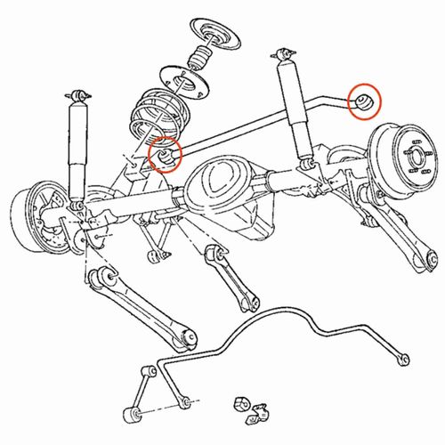 Bucha Estabilizadora APlus Jeep Wrangler 1997-2006 (Track Bar)