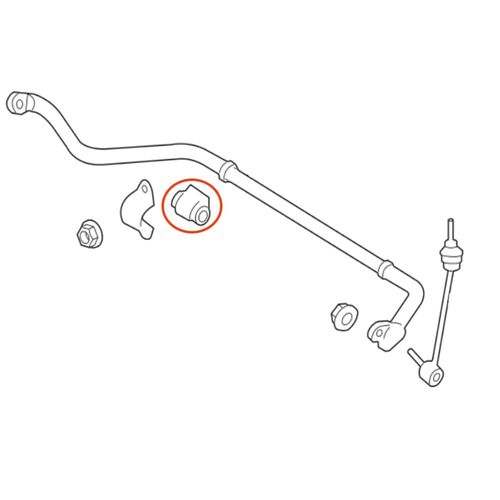Bucha Barra Estabilizadora Dianteira APlus Volvo S80 2006-2016