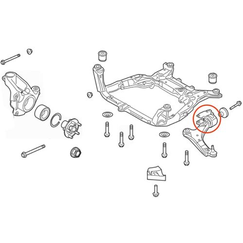 Bucha Bandeja Dianteira Inferior APlus Land Rover Discovery Sport 2015-2022 (grande)