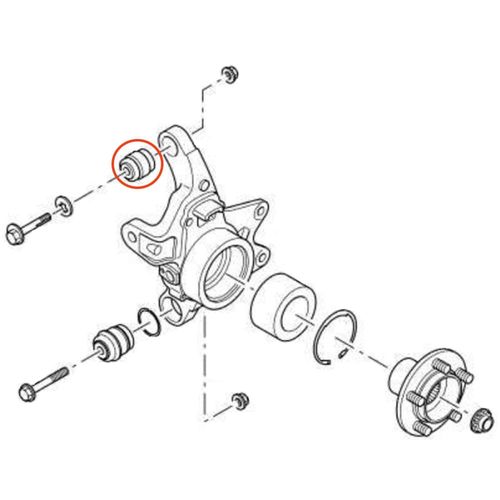 Bucha Inferior Traseira APlus Land Rover Range Rover 2002-2012