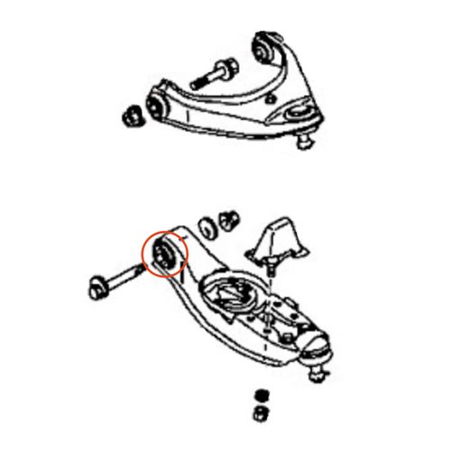 Bucha Bandeja Inferior APlus Mitsubishi L200 4x2 1992-1998