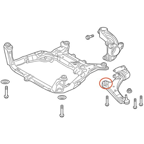 Bucha Bandeja APlus Land Rover Freelander 2 2007-2015 (Pequena)