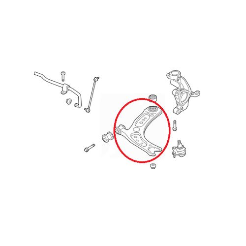 Bandeja Inferior Dianteira APlus Volkswagen Fusca 2011-2019 (Lado Direito) Chapa Estampada