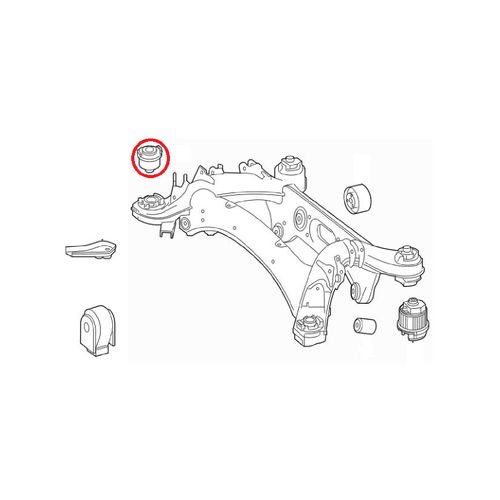 Bucha Quadro APlus Mercedes-Benz C-180 2007-2014 Chassi W204