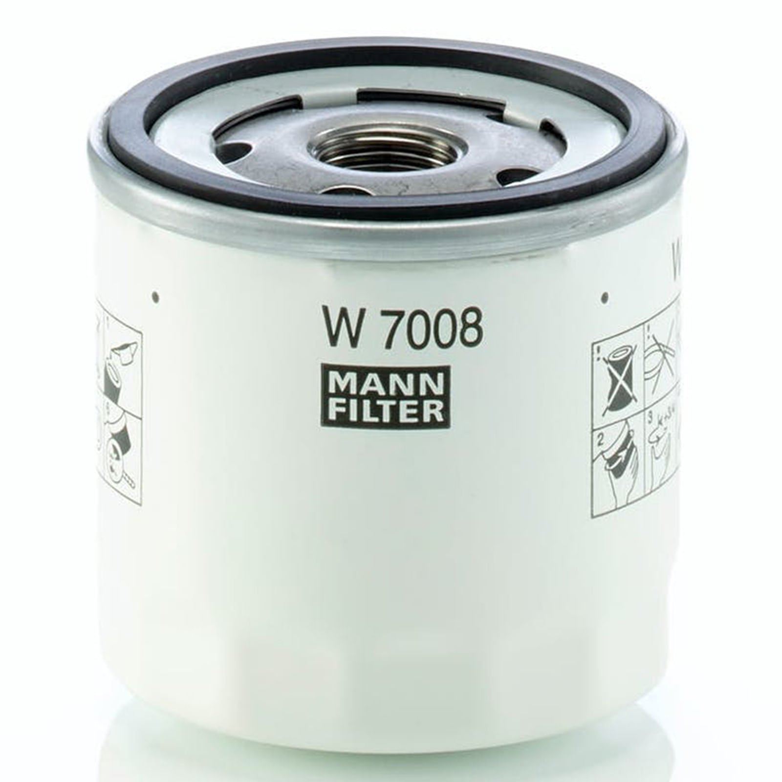 Filtro Óleo Ford Ranger 2.5 Flex 2014-2019 Mann FOFO7008-27691 W7008 ...